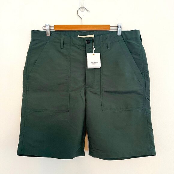 Norse Projects Men's Green Shorts 36W 20" Length L@@K - Picture 1 of 5
